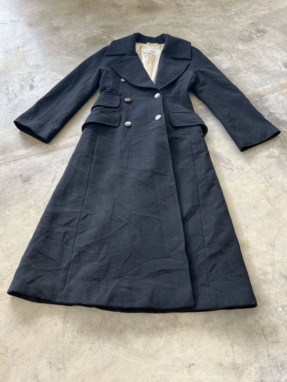 Max Mara MAX MARA DOUBLE-BREASTED COAT Size S / US 4 / IT 40 - 3 Thumbnail