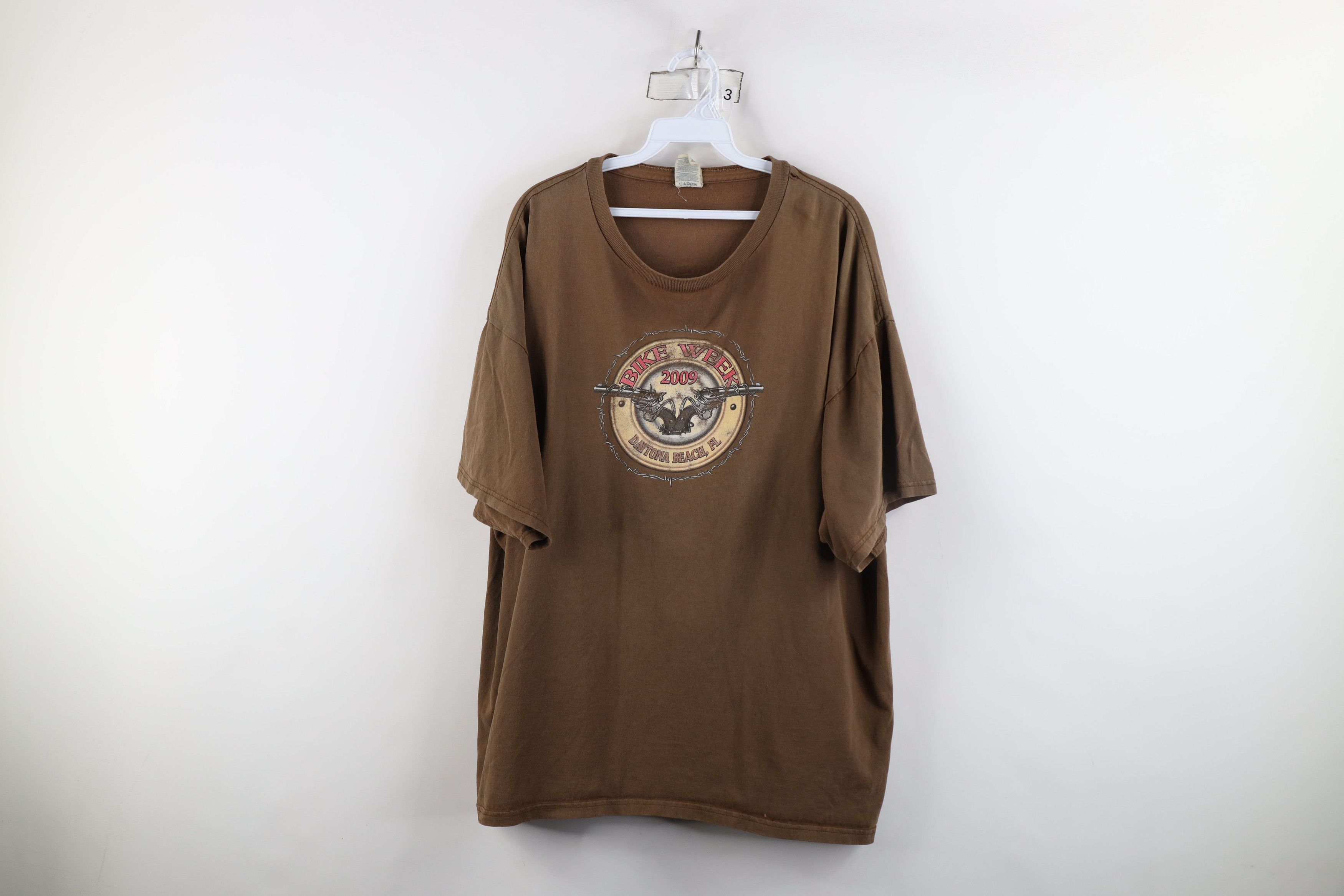 Vintage Vintage Y2K Daytona Bike Week Tribal Barbed Wire T-Shirt Size US XXL / EU 58 / 5 - 1 Thumbnail