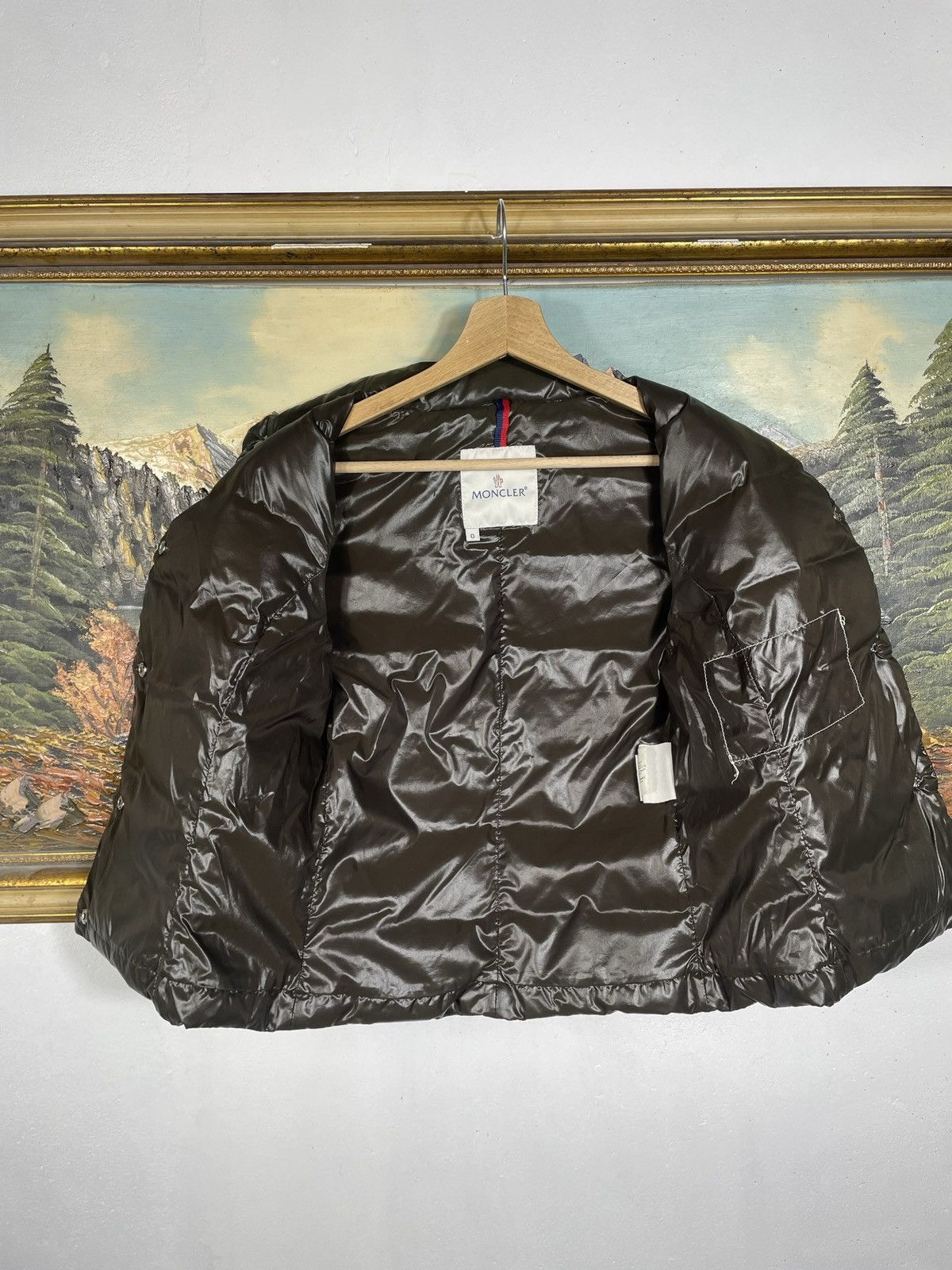 Designer Moncler retro 00s down jacket luxury old money designer Size S / US 4 / IT 40 - 10 Thumbnail