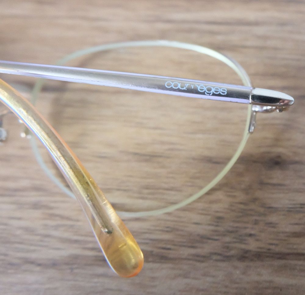 Courreges Courrèges Half Rim Glasses Size ONE SIZE - 7 Thumbnail