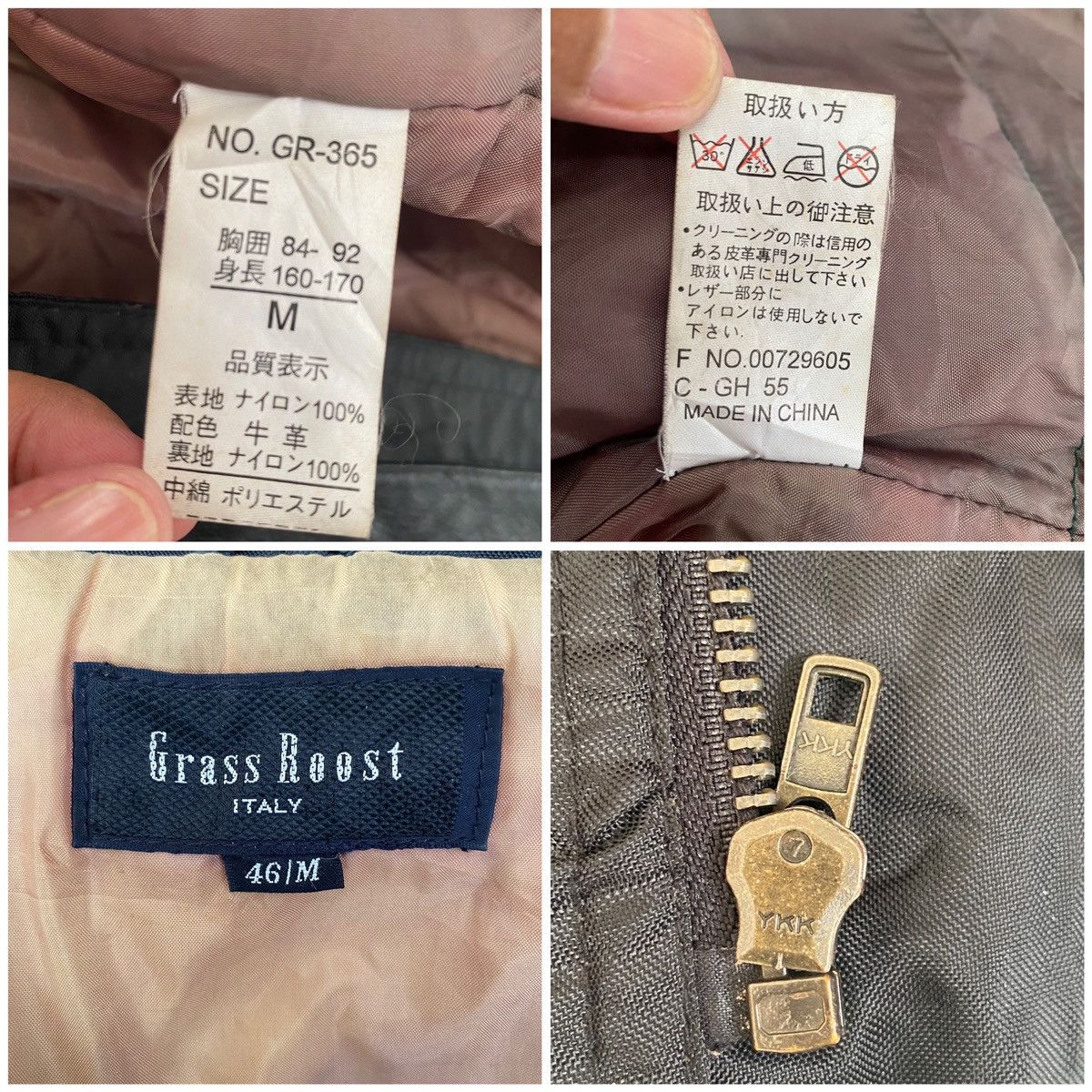 Grassroots California × If Only Was True × Vintage Vintage GRASS ROOST Leather Nylon Jacket Size US M / EU 48-50 / 2 - 25 Thumbnail