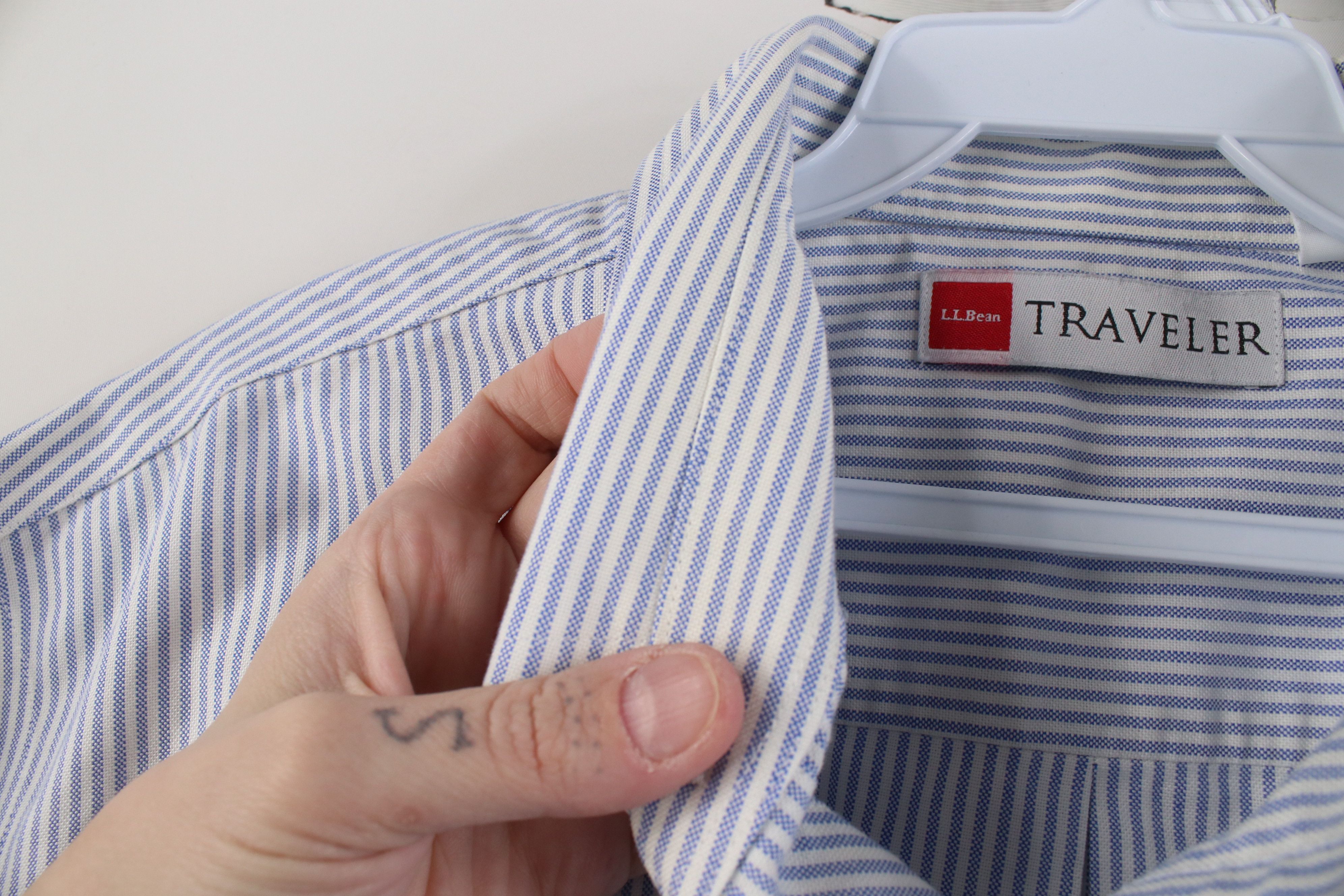 L.L. Bean Vintage LL Bean Traveler Short Sleeve Button Down Shirt Size US L / EU 52-54 / 3 - 6 Thumbnail