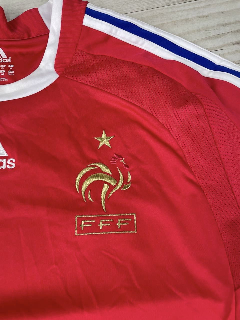 Adidas Adidas FRANCE 2008 2010 AWAY FOOTBALL SHIRT SOCCER JERSEY Size US XL / EU 56 / 4 - 4 Thumbnail