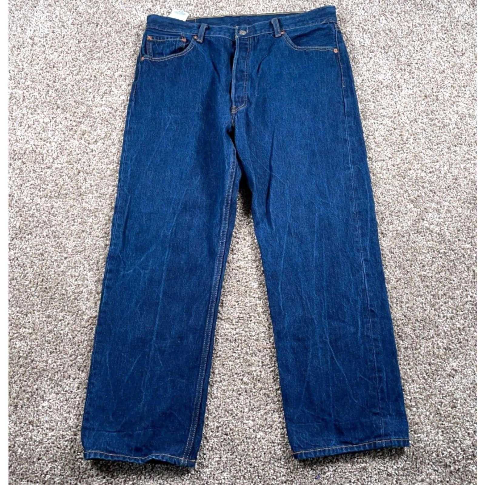 Levi's VINTAGE Levi's 501 XX Jeans Regular Fit Men's 36 x 28 Blue Denim Straight Retro Classic Size US 36 / EU 52 - 2 Thumbnail