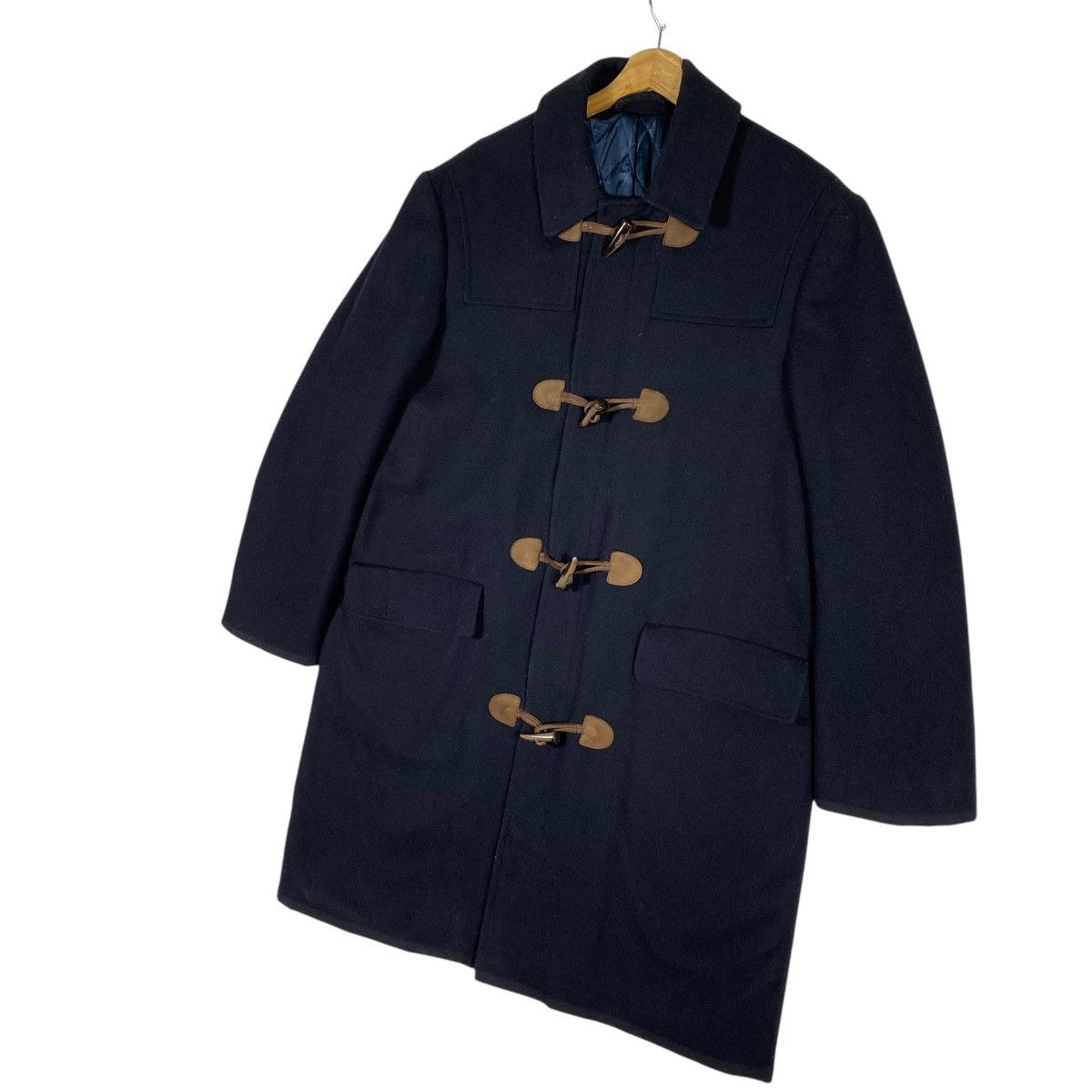 Polo Ralph Lauren × RRL Ralph Lauren × Ralph Lauren Vintage Ralph Lauren Wool Hoodie Toggle Coat L/XL Size Size L / US 10 / IT 46 - 2 Thumbnail