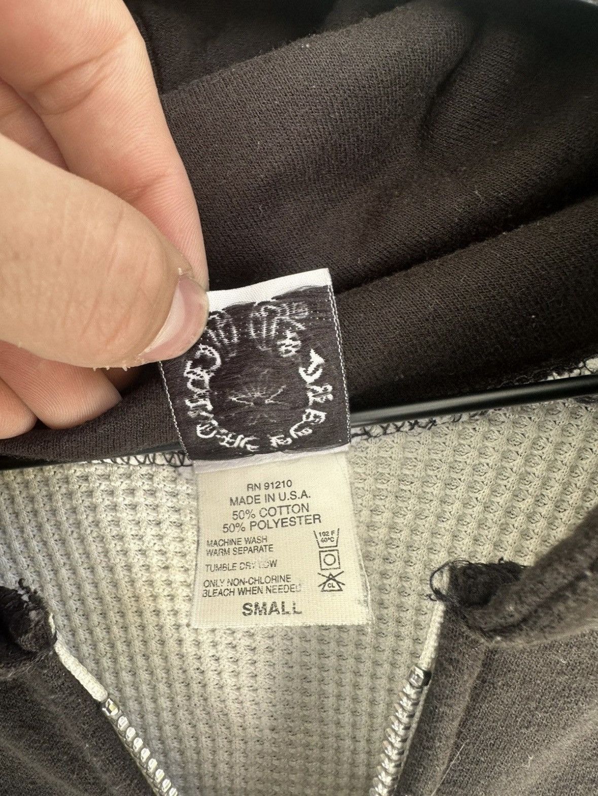 Chrome Hearts × Vintage Metallic Blue Fuck You Zip Hoodie Size US S / EU 44-46 / 1 - 7 Thumbnail