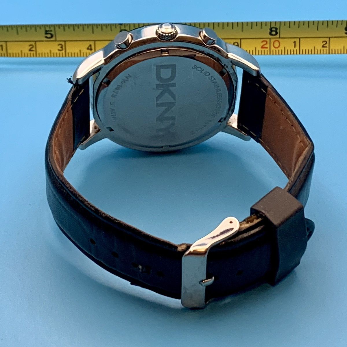 DKNY DKNY NY-1478 Men’s Chrono Wristwatch St Steel Works New Batt Size ONE SIZE - 14 Thumbnail