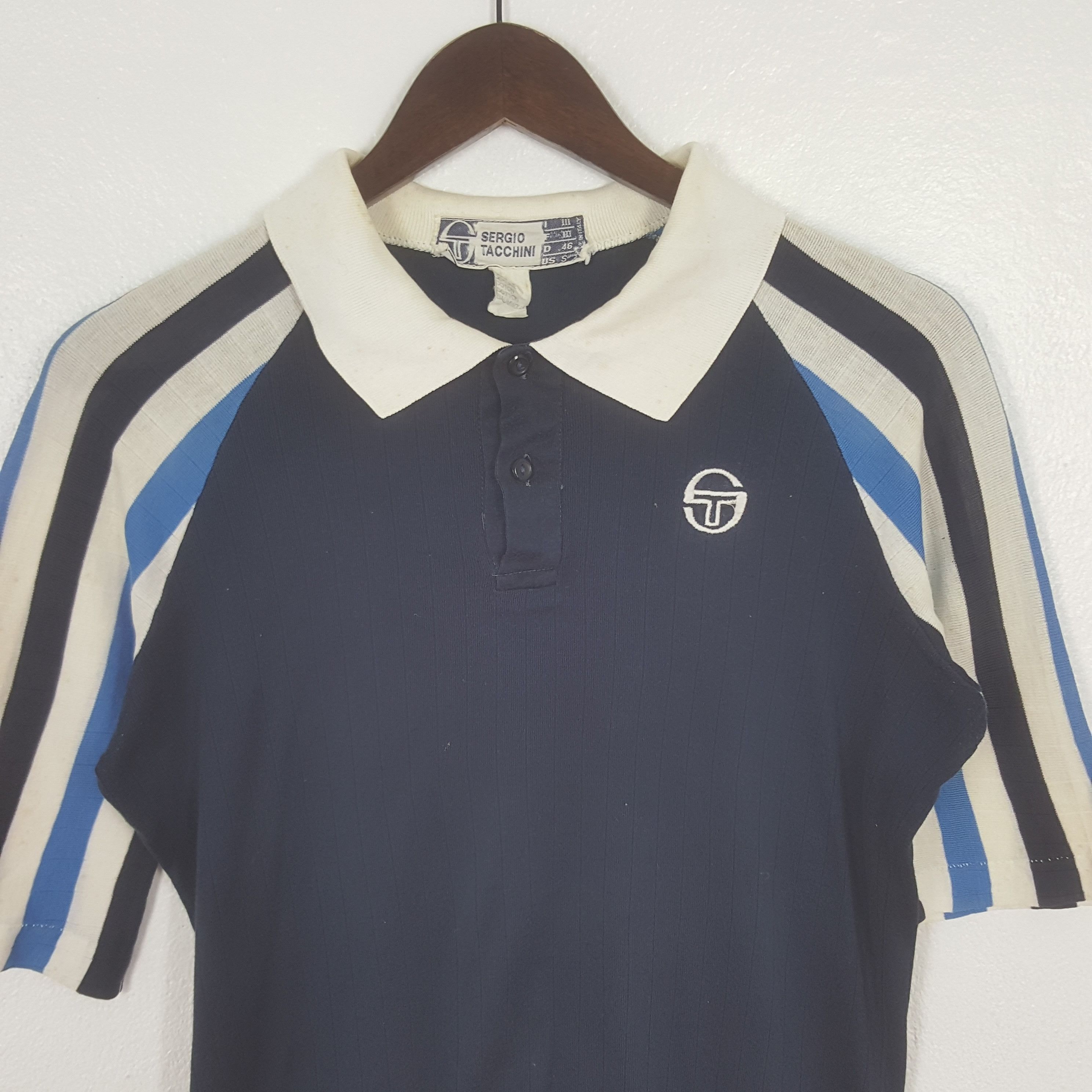 Sergio Tacchini Vintage 90’s Sergio Tacchini Polos Shirt Size US XS / EU 42 / 0 - 2 Thumbnail
