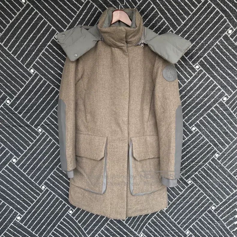 Loro Piana LORO PIANA Khaki Mid-Length Down Jacket Size US M / EU 48-50 / 2 - 1 Thumbnail