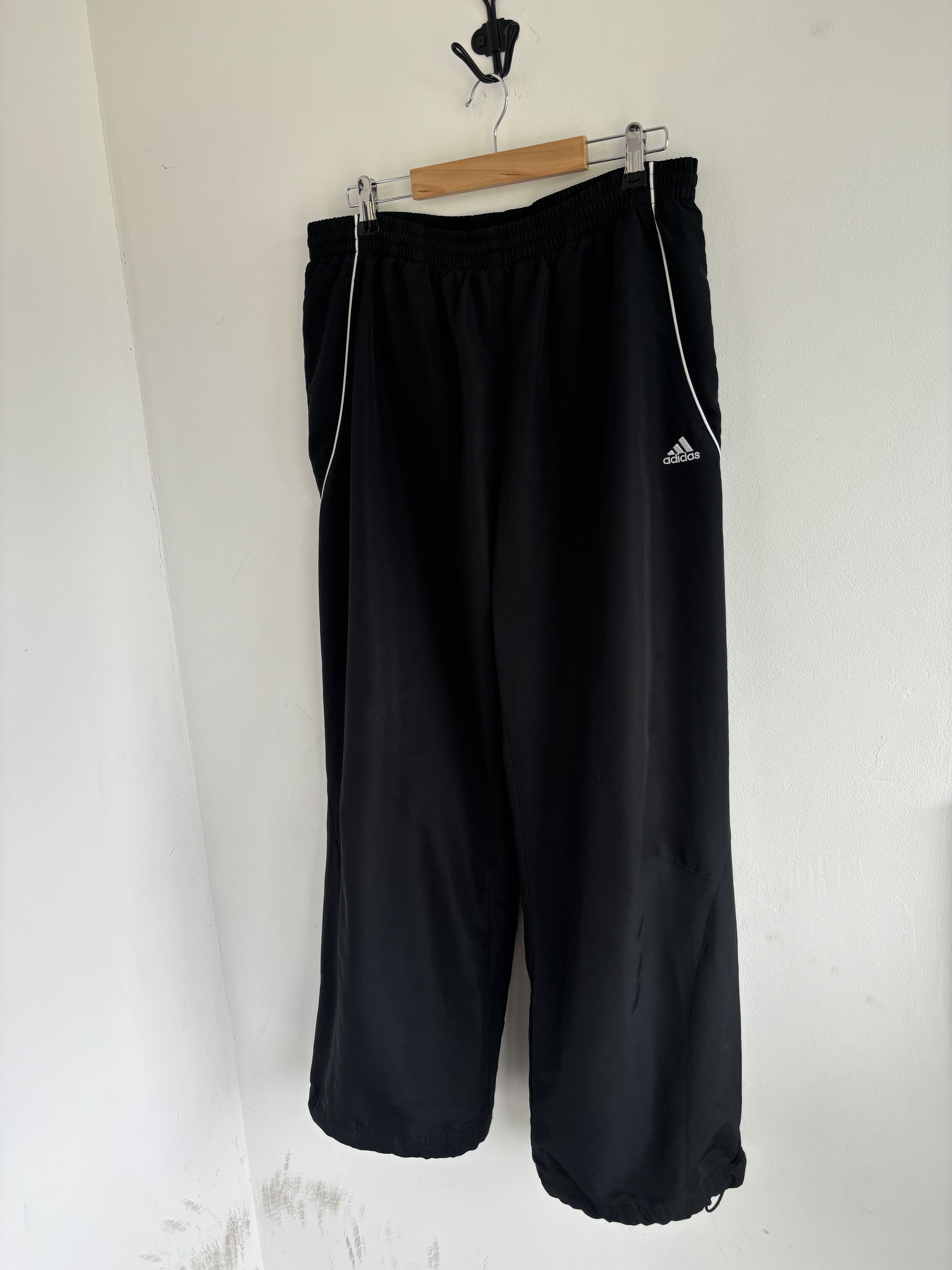 Adidas Vintage Adidas Parachute Y2K 3 Stripes Logo Trackpants Size US 32 / EU 48 - 1 Thumbnail
