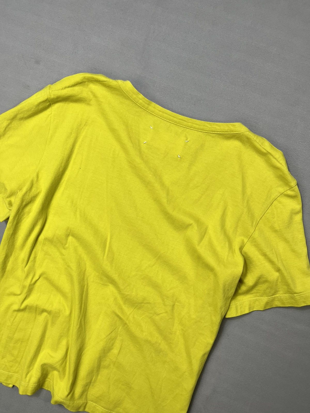 Maison Margiela Maison Margiela Line 1 FW2015 Layered Seam V-Neck T-Shirt a Size S / US 4 / IT 40 - 14 Thumbnail