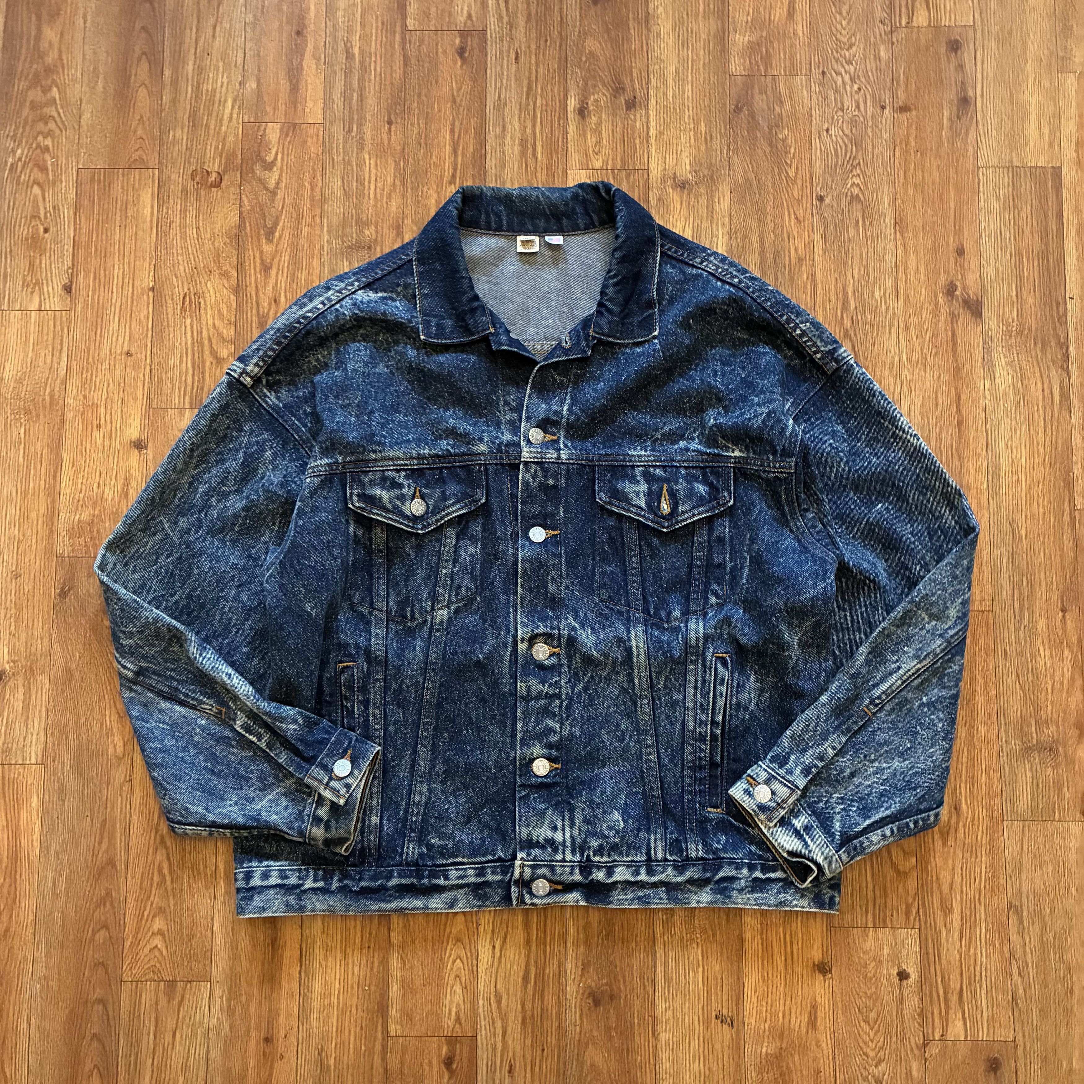 Other 80s Smith & Wesson Acid Wash Denim Trucker Jacket USA L Size US L / EU 52-54 / 3 - 1 Thumbnail