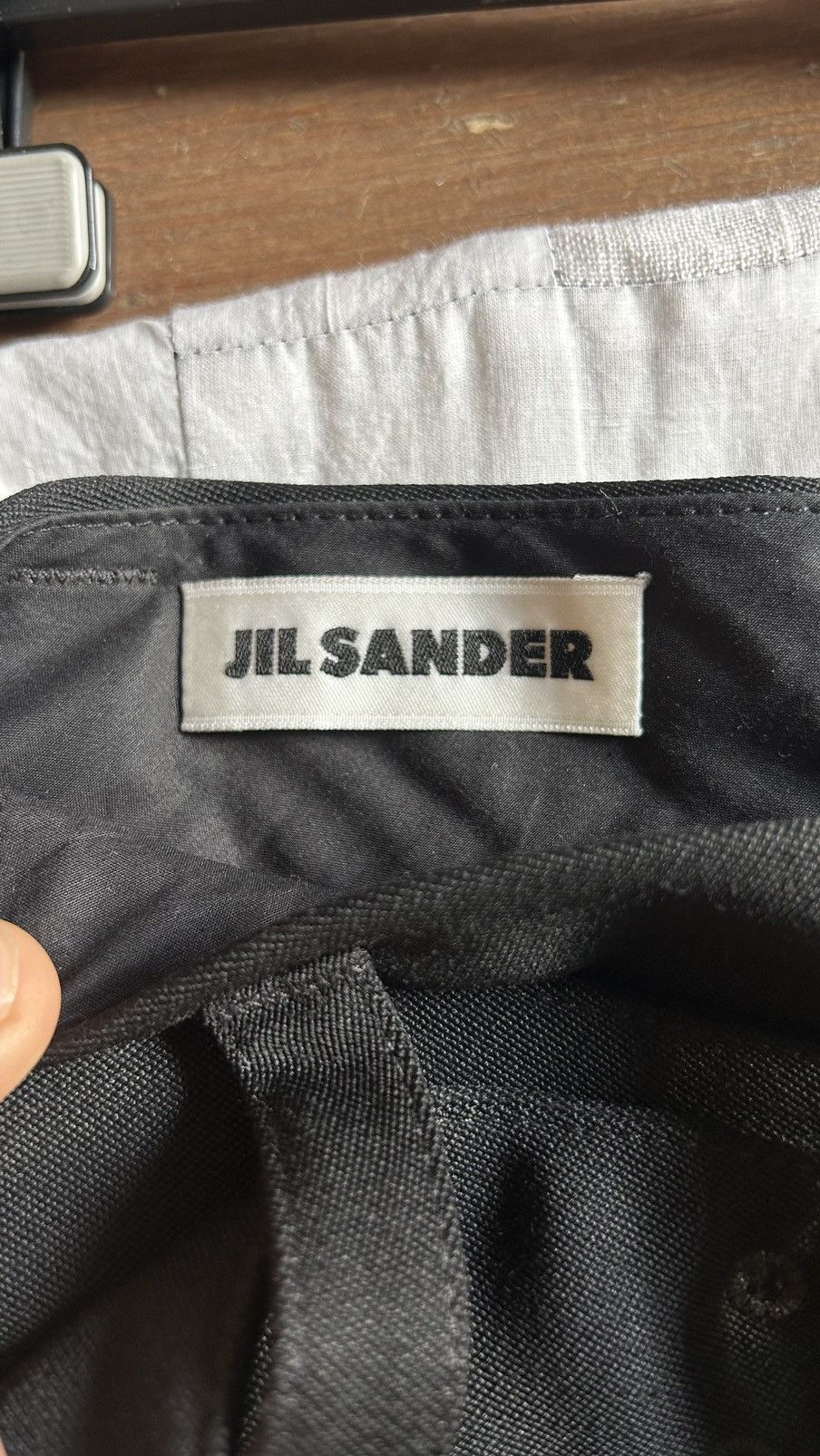 Jil Sander Jil Sander Belted Wool Trouser Size 46R - 3 Thumbnail