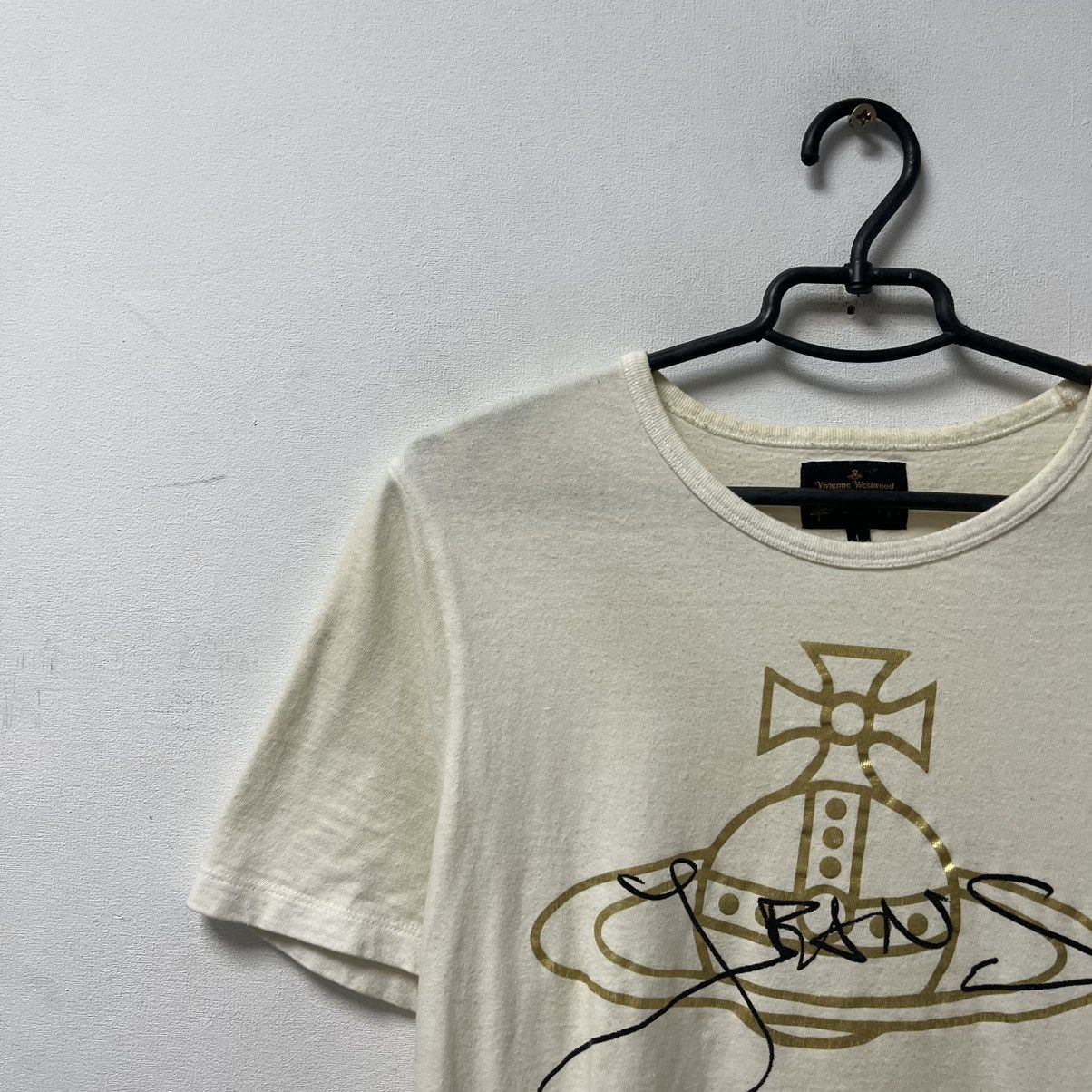 Vivienne Westwood Vivienne Westwood Big Logo T shirt Size US L / EU 52-54 / 3 - 3 Thumbnail