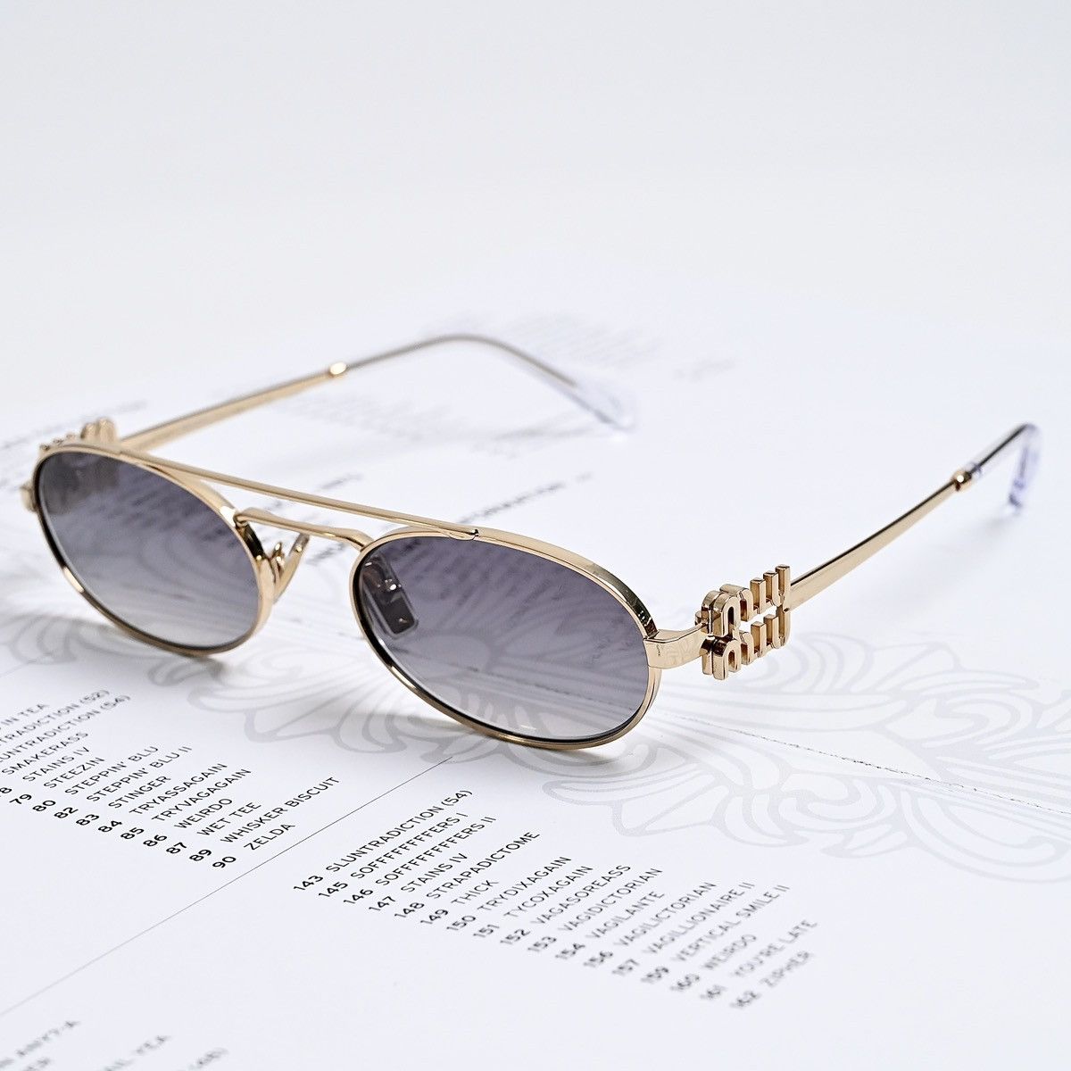 Miu Miu MIU MIU 0MU 54ZS SUNGLASSES Size ONE SIZE - 2 Thumbnail