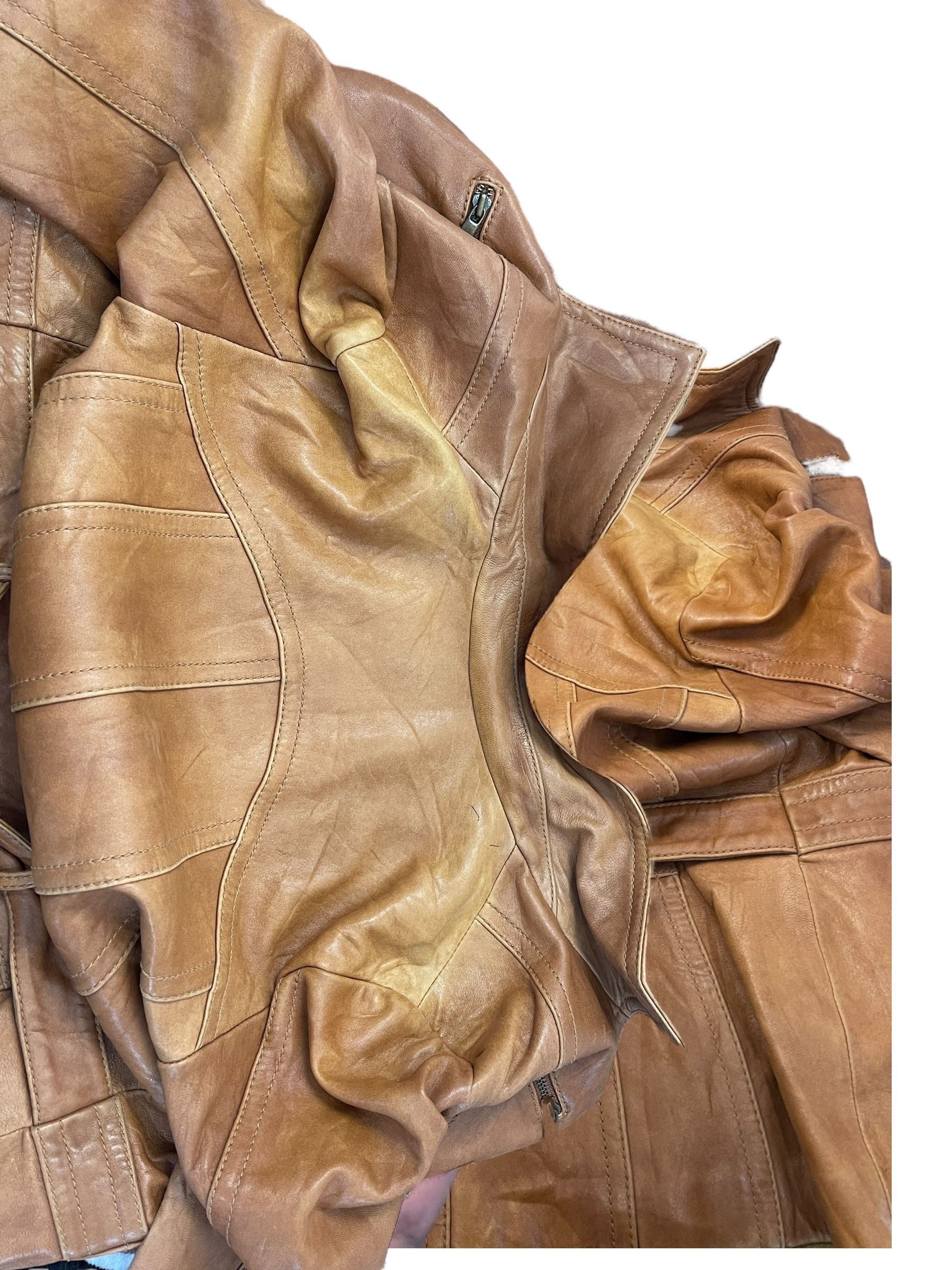 Jones New York Jones New York Leather Racing Jacket Size US S / EU 44-46 / 1 - 13 Thumbnail