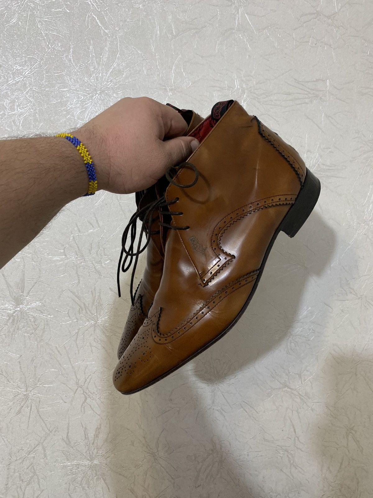 Genuine Leather × Jeffery West × Vintage Jeffery West ‘MUSE’ Vintage Men’s Leather Brown Boots Size US 11 / EU 44 - 2 Thumbnail
