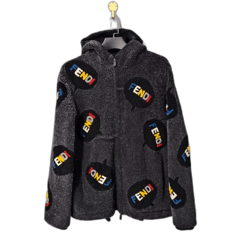 Fendi Fendi Goat Hair Hooded Jacket Size US XXL / EU 58 / 5 - 1 Thumbnail