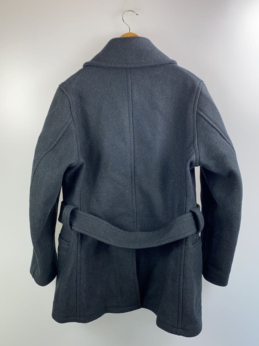 Taiga Takahashi Black Wool Mackinaw Coat Solid Color Size US S / EU 44-46 / 1 - 2 Thumbnail
