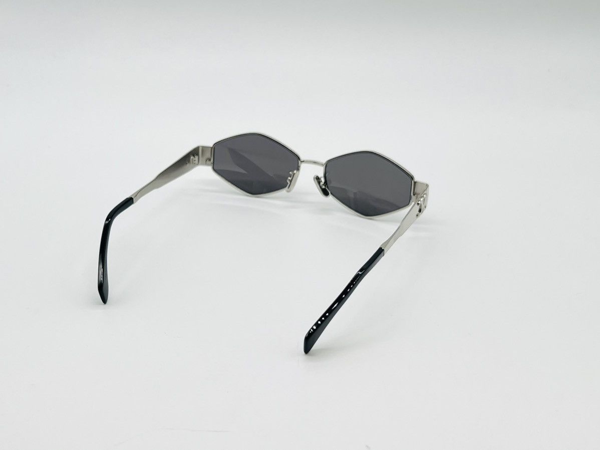 Celine Celine CL40254U 16A Hexagonal Silver Celine Sunglasses Size ONE SIZE - 6 Thumbnail