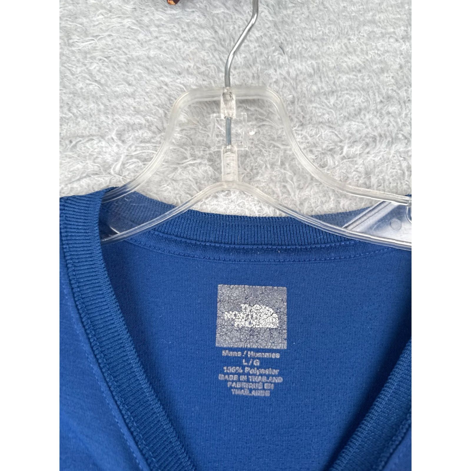 The North Face The North Face Shirt Men Large Blue Short Sleeve Vaporwick 100% Polyester READ Size US L / EU 52-54 / 3 - 7 Thumbnail