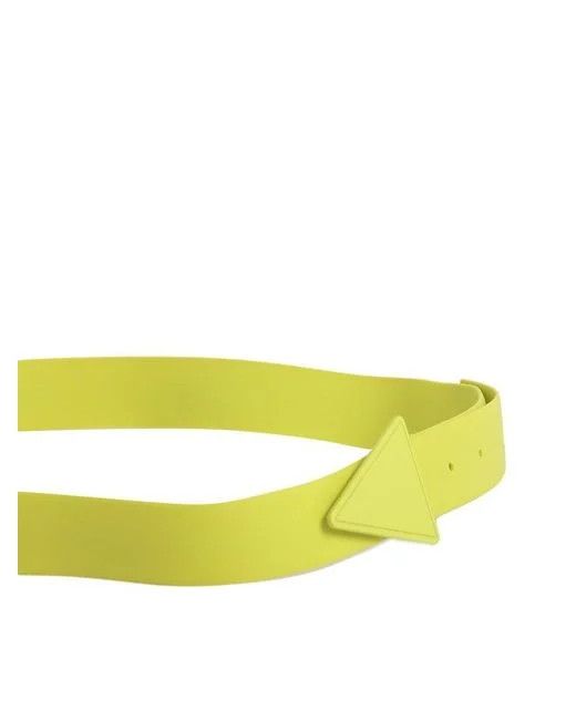 Bottega Veneta o1n1vont0425 Size: 110 / Triangle Belt in Yellow Size 44 - 2 Thumbnail