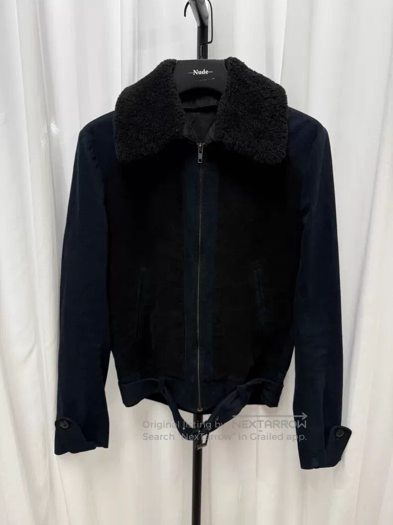 Maison Margiela Maison Margiela Fur Collar Patchwork Jacket Size US S / EU 44-46 / 1 - 1 Thumbnail