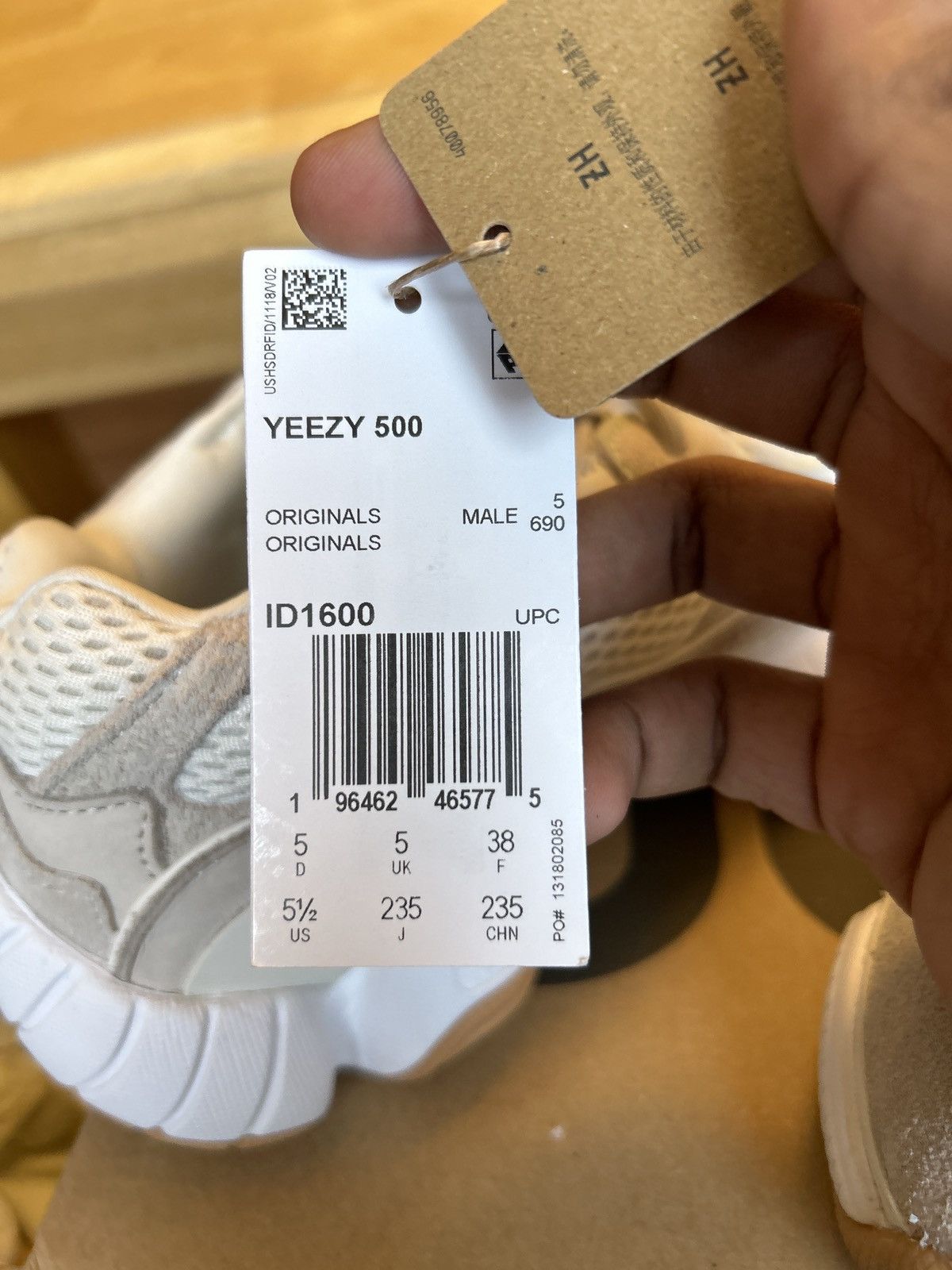 Adidas × Yeezy Adidas Yeezy 500 stone Taupe Size US 5.5 / IT 35.5 - 4 Thumbnail