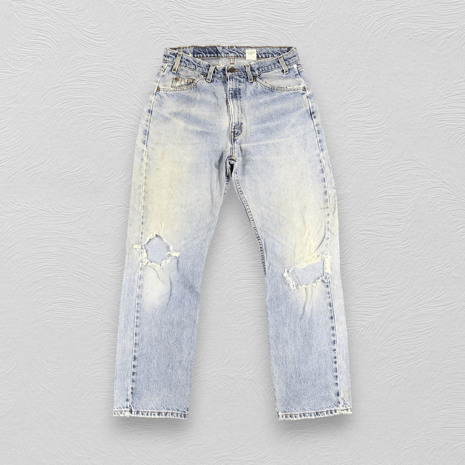 Levi's Vintage Levi's 505 Jeans Orange Tab Distressed Denim KJ240 Size US 31 - 1 Thumbnail