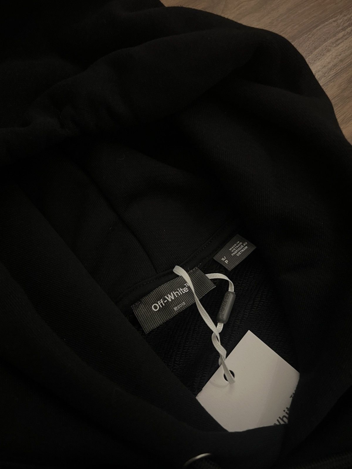 Off-White Off-White Logo Hoodie Black Size US S / EU 44-46 / 1 - 4 Thumbnail