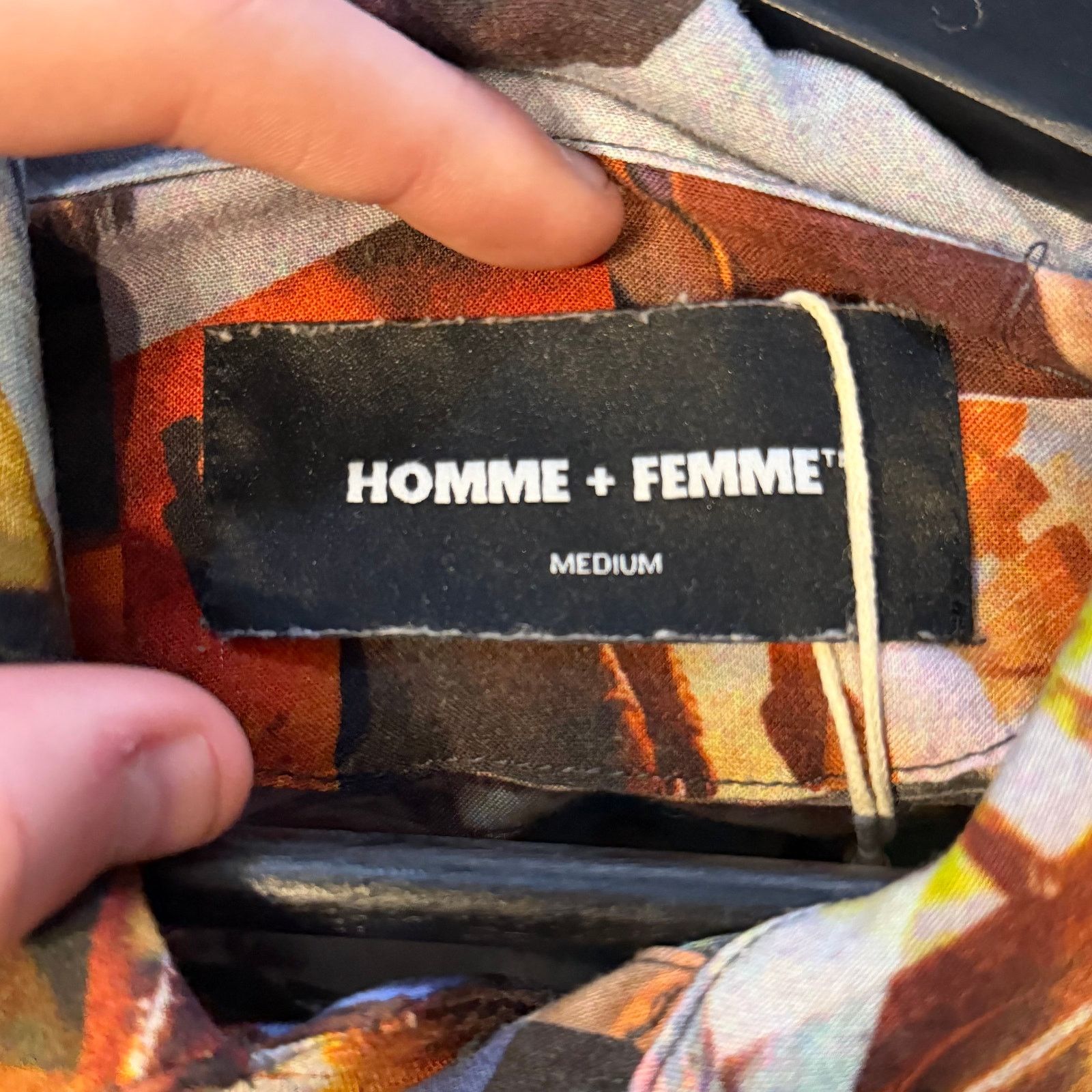 Homme Femme AOP Button Up Shirt