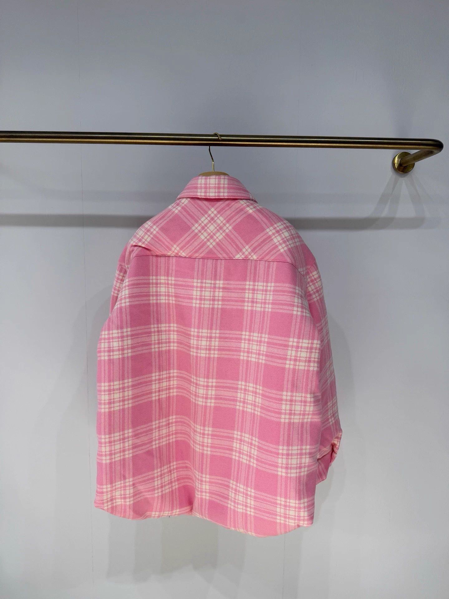 Miu Miu MIU MIU Pink Gingham Logo Puffer Jacket 40 Size S / US 4 / IT 40 - 7 Thumbnail