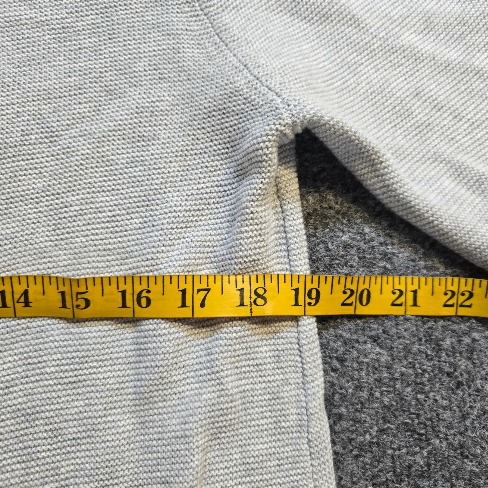 Habitat Habitat Sweat er Womens Large Gray Knit Long Sleeve Bows Lagenlook Casual Top Size L / US 10 / IT 46 - 6 Thumbnail