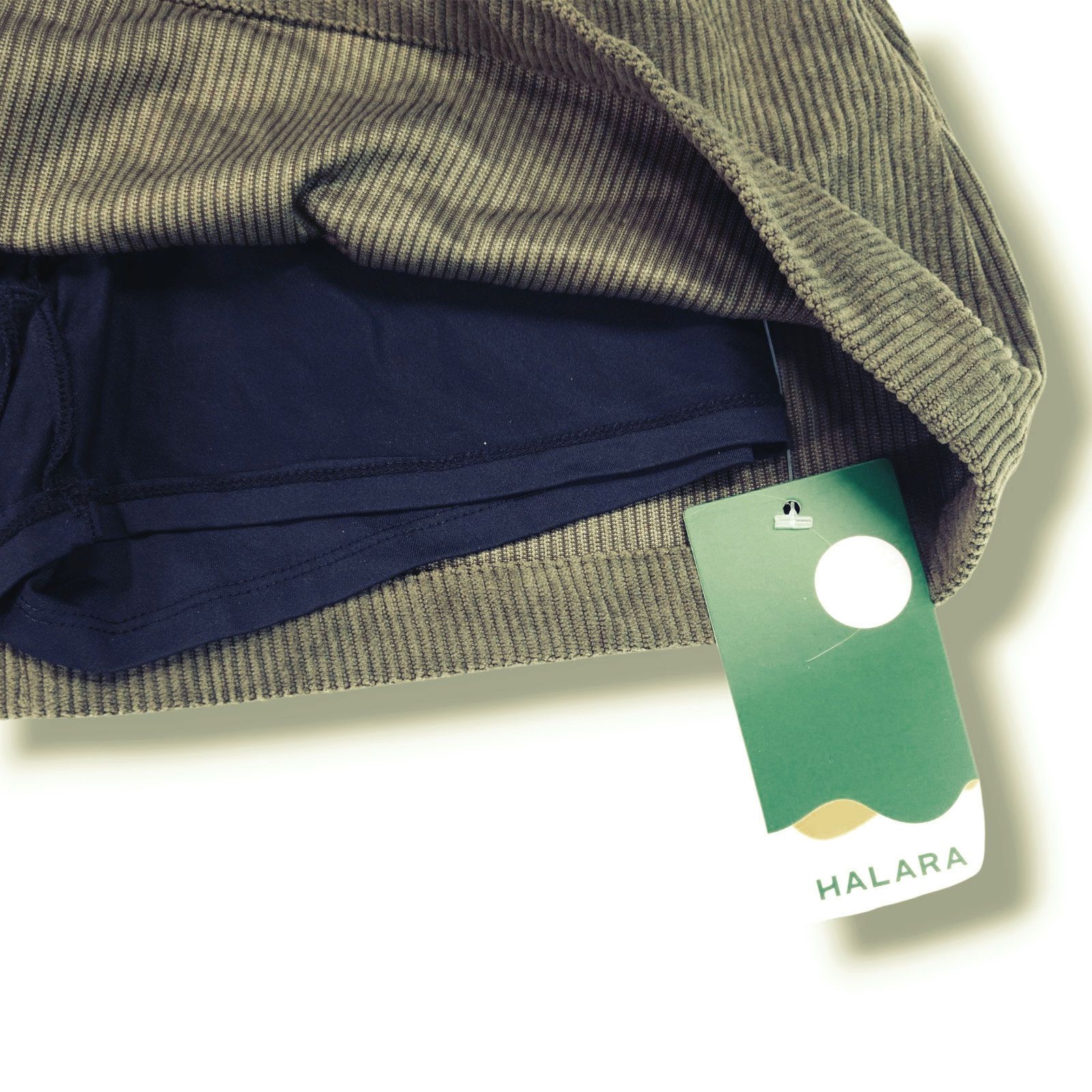 Other Halara High Waisted 2 in 1 Corduroy A Line Mini Skort XS NWT Size 26" / US 2 / IT 38 - 6 Thumbnail
