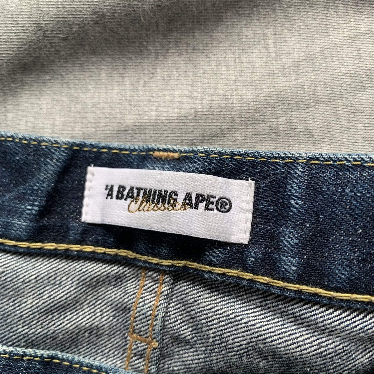 Bape A Bathing Ape (BAPE) "Busy Works" embroidered denim shorts Size US 32 / EU 48 - 4 Thumbnail