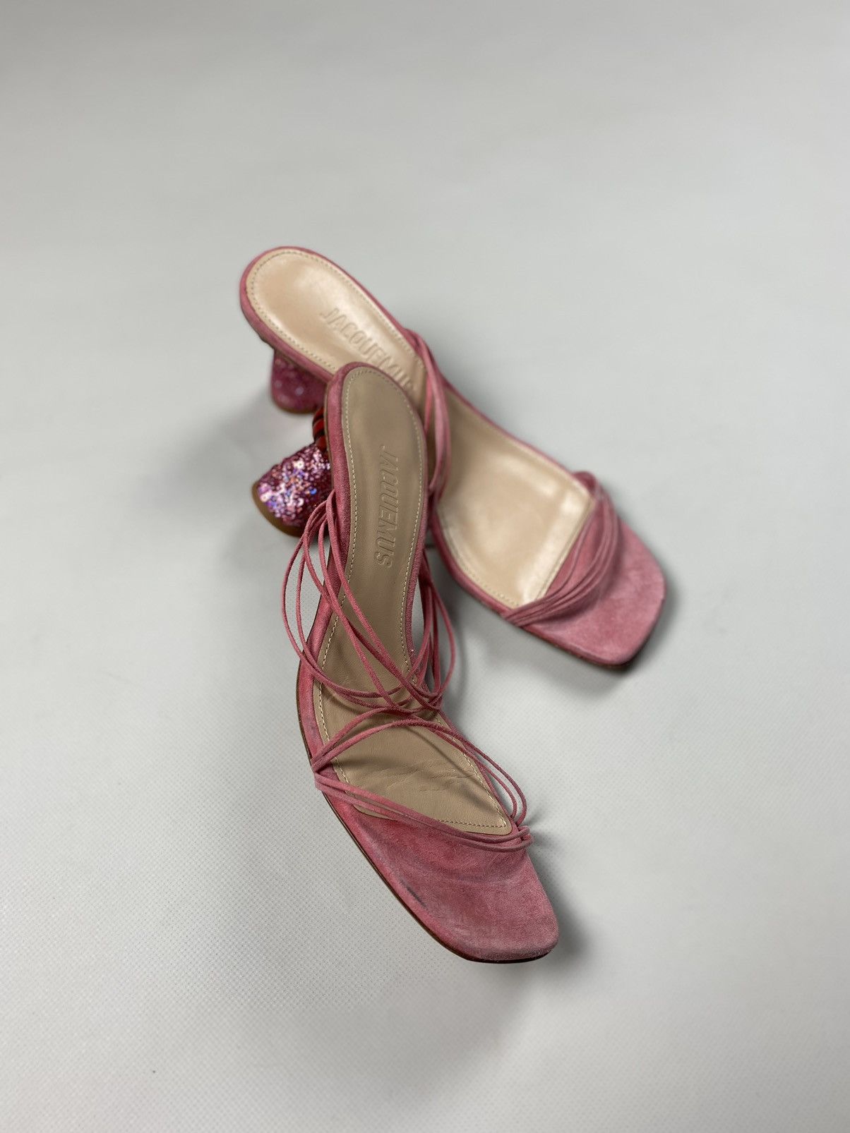 Jacquemus Jacquemus ladies suede strappy heels size 39 Size US 9 / IT 39 - 17 Thumbnail