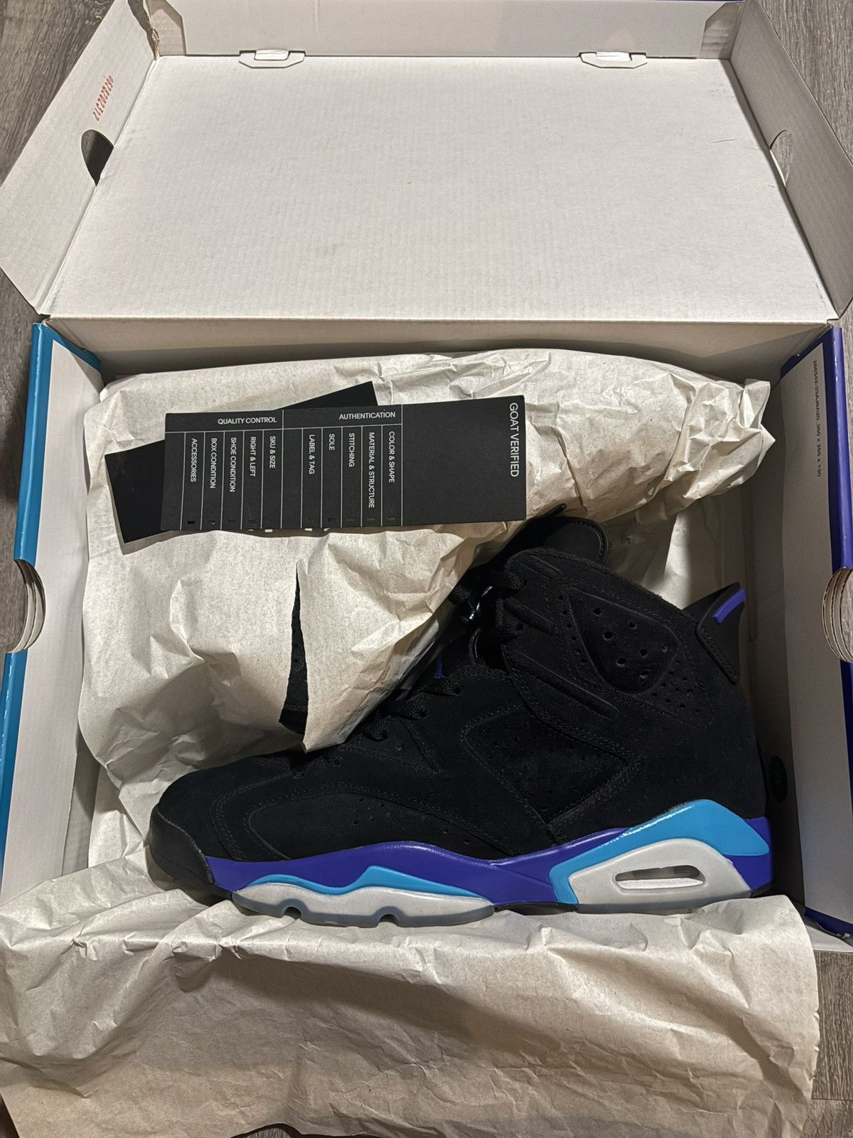 Jordan Brand Air Jordan 6 Retro “Aqua” Size US 11 / EU 44 - 5 Thumbnail