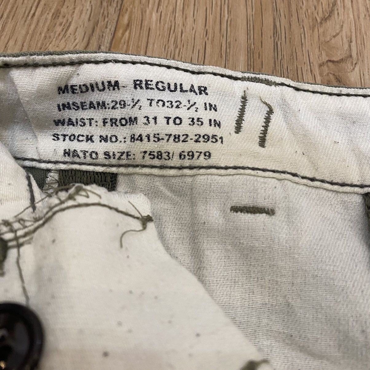 Japanese Brand Military Style Cargo Pants Size US 33 - 11 Thumbnail