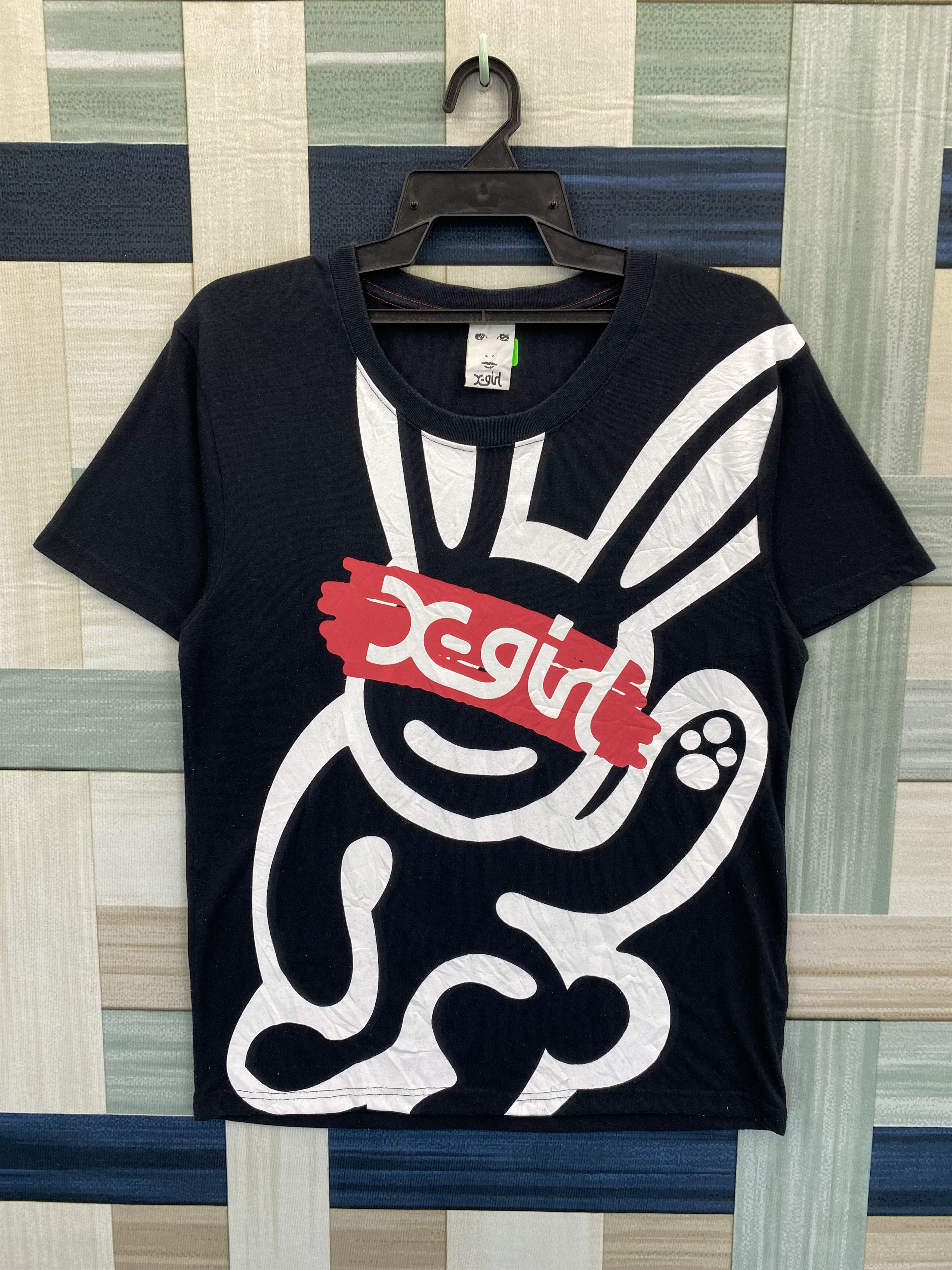 Japanese Brand Japanese Brand X-girl Overprint Bunny T-Shirt Size US M / EU 48-50 / 2 - 1 Thumbnail