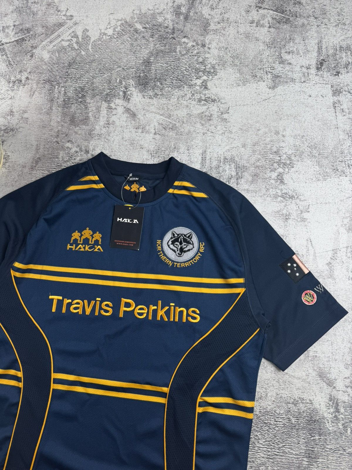 Vintage NEW Northern Territory RFC Pro Away HAKA Memorabilia 2009 Rugby Polo Jersey T Shirt Size US M / EU 48-50 / 2 - 6 Thumbnail