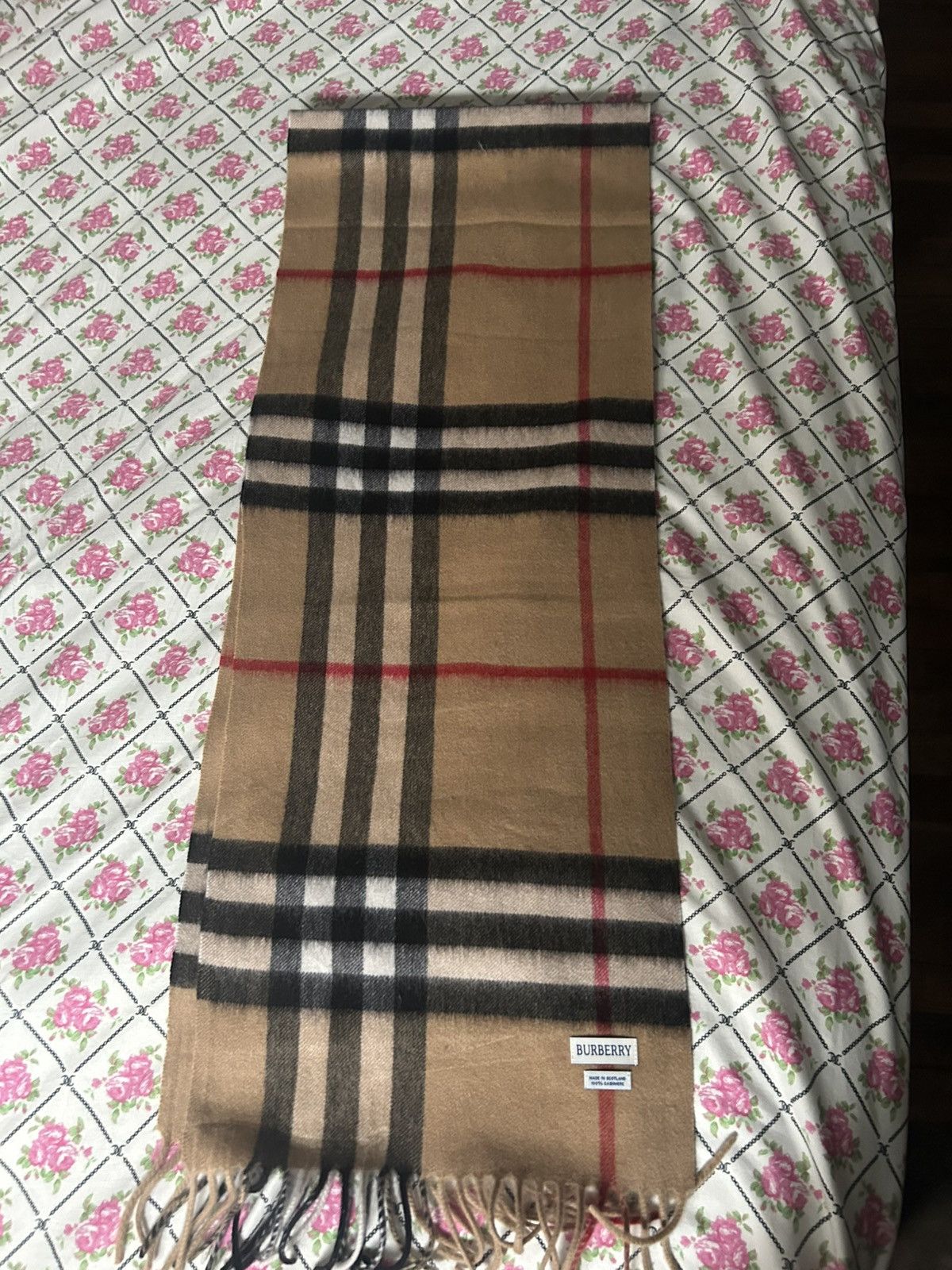Burberry Burberrh Cashmere Scarf Size ONE SIZE - 2 Thumbnail