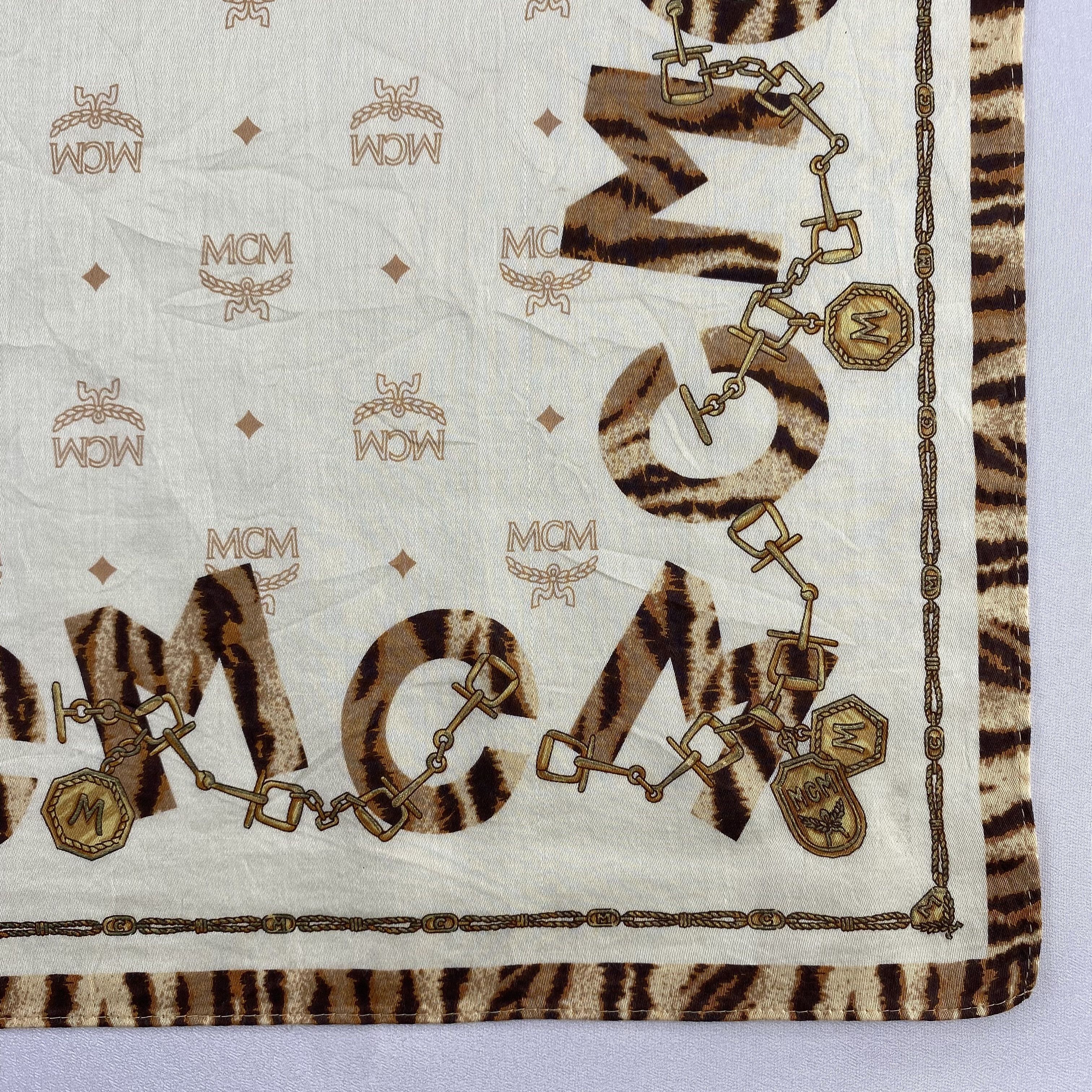MCM × Vintage MCM Neckerchief / Bandana / Handkerchief-P591 Size ONE SIZE - 3 Thumbnail