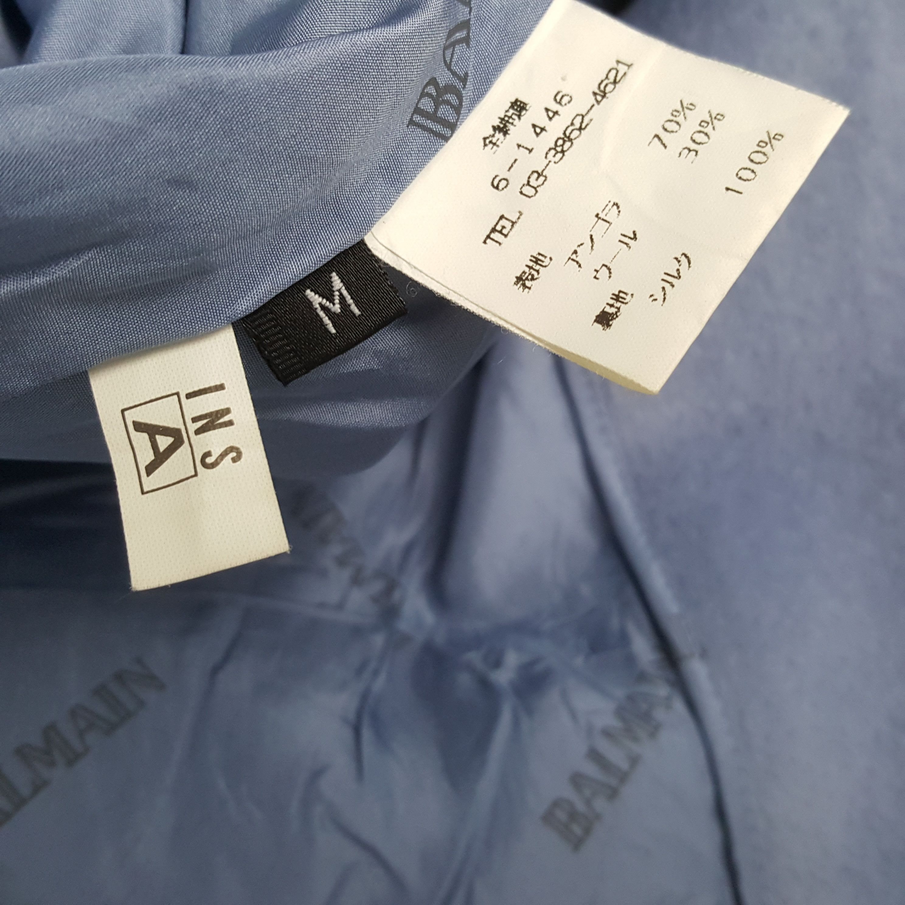 Balmain × Vintage BALMAIN PARIS Winter Fashion Style Long Coat Jacket Size US M / EU 48-50 / 2 - 7 Thumbnail