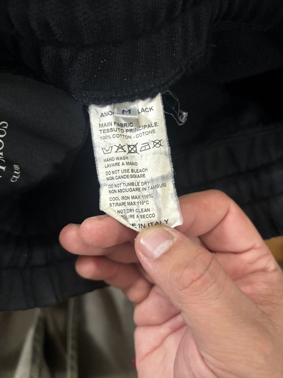 Anonymous Club Anonymous Club Black Heritage Sweatpants Size US 32 / EU 48 - 7 Thumbnail