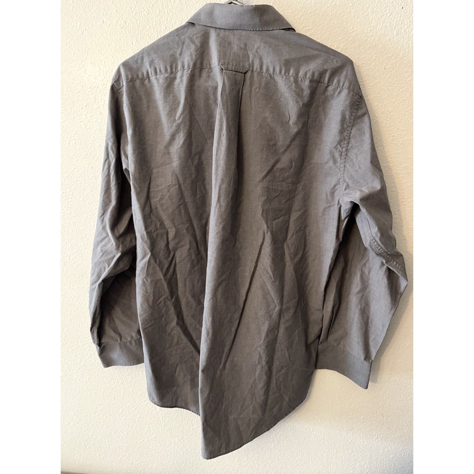 Dockers DOCKERS Button-Up Shirt Men Gray Size M Cotton Blend Long Sleeve Collared Button-Front Size US M / EU 48-50 / 2 - 3 Thumbnail