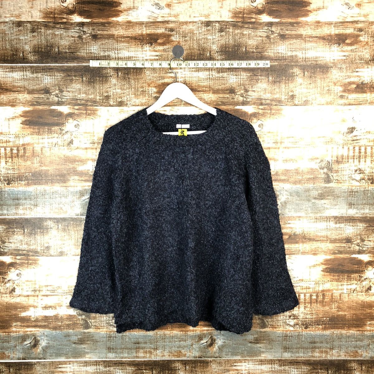 Homespun Knitwear × Japanese Brand Per Sodea Dark Blue Knitwear #A1736 Size L / US 10 / IT 46 - 1 Thumbnail