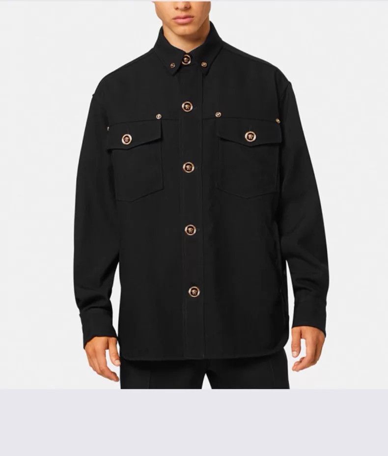 Versace Versace Denim jacket top Size US L / EU 52-54 / 3 - 8 Thumbnail
