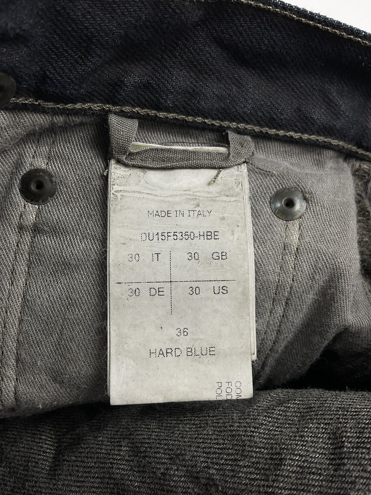 Rick Owens Rick Owens Hard Blue Detroit Cut Denim Size US 30 / EU 46 - 12 Thumbnail