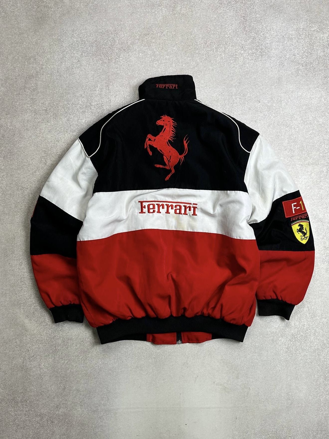 Ferrari Vintage Ferarri Scuderia F-1 Racing Bomber Jacket Rare L Size US L / EU 52-54 / 3 - 4 Thumbnail