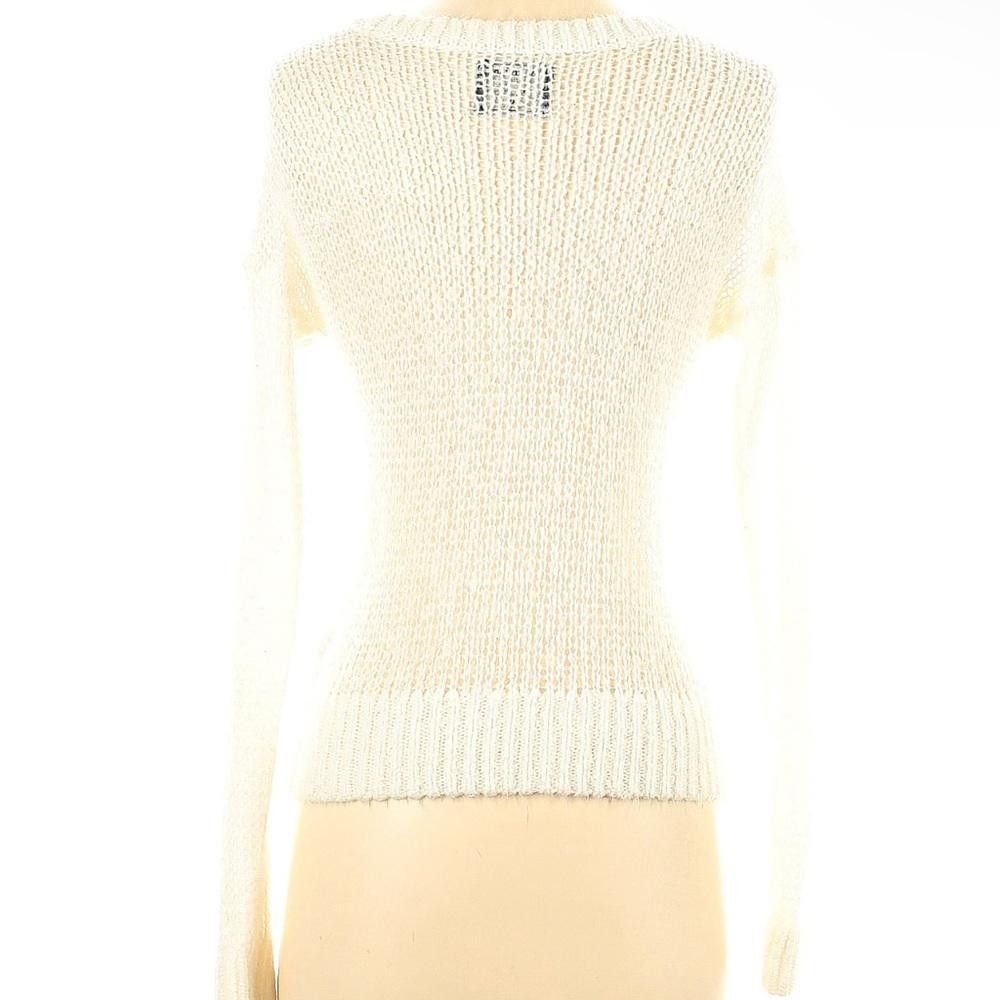 Abercrombie & Fitch Xs Cream Abercrombie and Fitch Pullover Sweater Size XS / US 0-2 / IT 36-38 - 2 Thumbnail